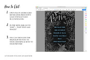 Floral Chalkboard Menu, an Invitation Template by jennyhighsmith (Thumbnail 3 of 3)