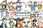 Funny Halloween Boo Cow Clipart, a Seasonal Illustration by Rose Art (Thumbnail 1 of 4)