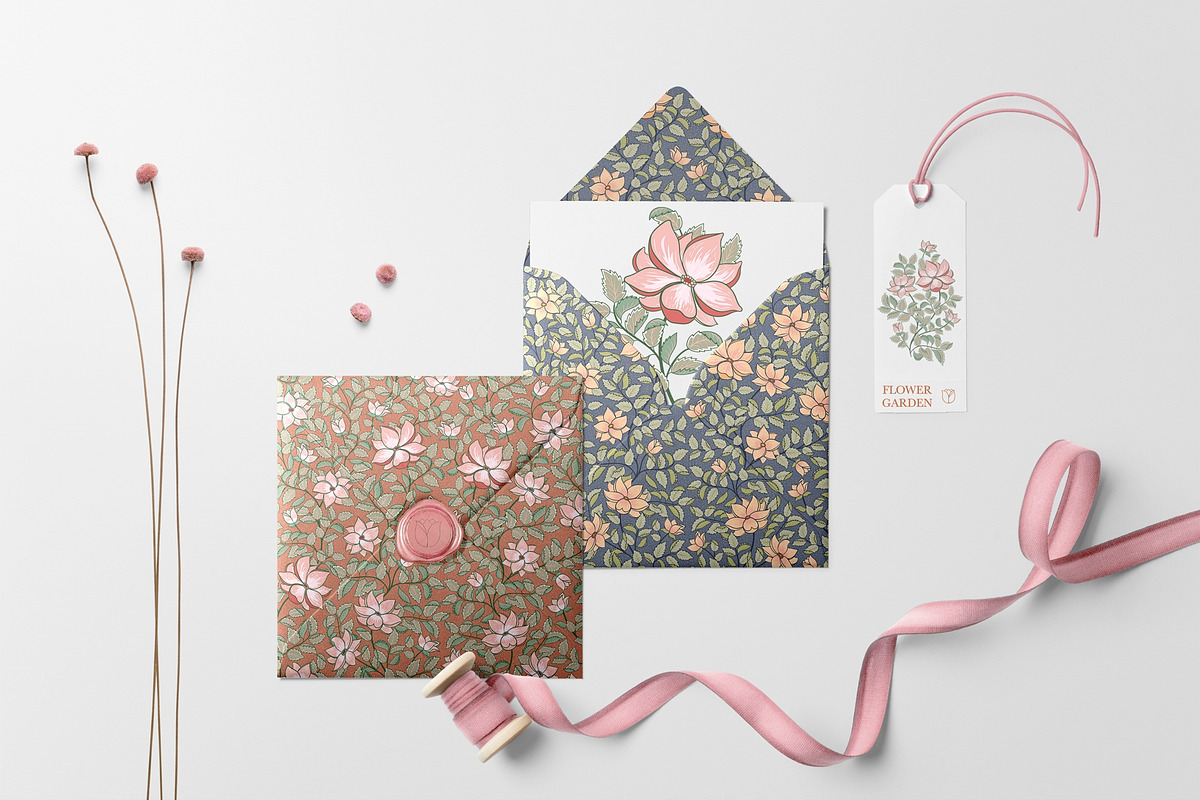 FLOWER GARDEN, a Pattern Graphic by Irina Skaska (Photo 6 of 11)