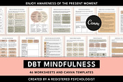 Mindfulness Workbook Canva Templates, a Templates & Theme by Miri Campbell (Thumbnail 1 of 8)