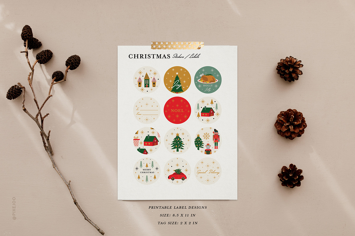 Christmas Collection Illustrations, an Illustration by Pixejoo (Photo 7 of 15)