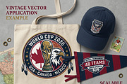 World Cup 2026 Soccer Badge EPS Set, an Object Graphic by NH graphic (Thumbnail 4 of 4)