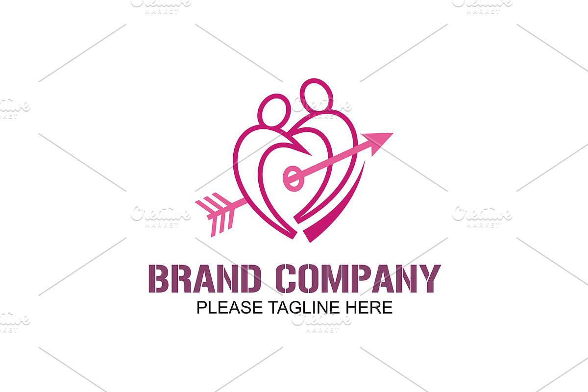 20 Logo Love Templates Bundle, a Branding & Logo Template by Friendesigns (Photo 15 of 21)
