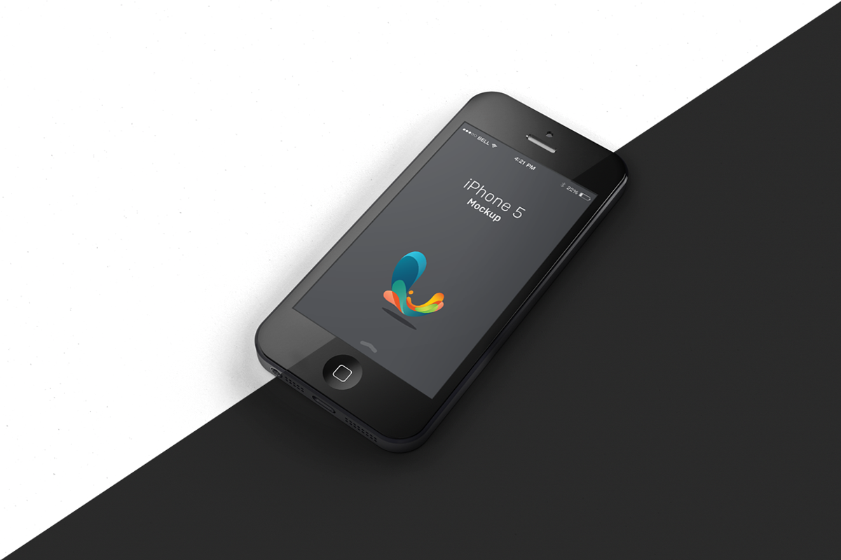 iPhone 5 Mockup, an iPhone Mockup by Vision Trust (Photo 5 of 5)