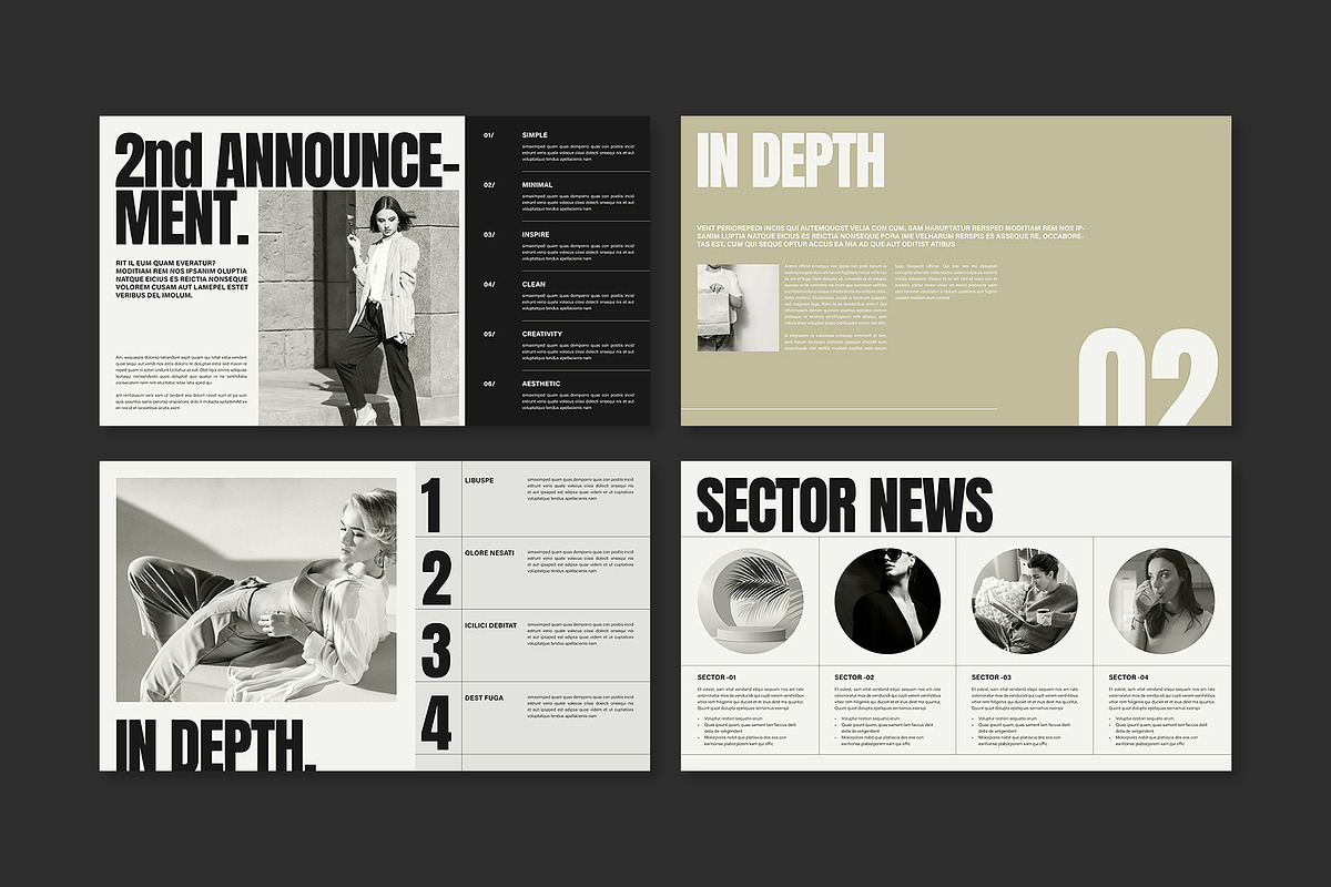 Newsletter Presentation Template, a Presentation Template by E-Type (Photo 3 of 5)