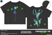 Croptop V2 - Mockup, a Shirt Mockup by DaldSgh (Thumbnail 1 of 10)