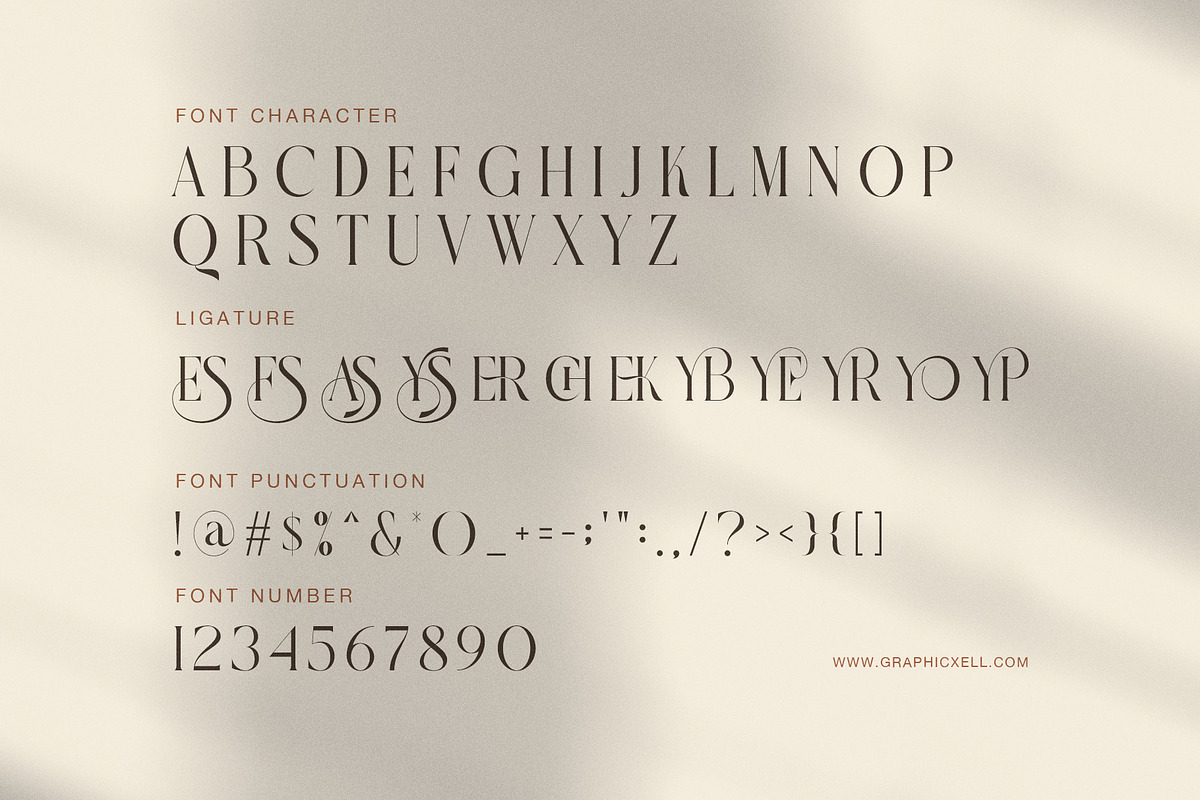 Aslyper Elegant Serif Font, a Serif Font by Graphicxell (Photo 7 of 8)
