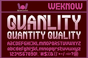 Professional Skills font, a Font by weknow (Thumbnail 4 of 8)