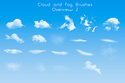 40 Cloud and Fog and Mist Brushes, a Brush Add-On by dyrkwyst textures (Thumbnail 5 of 6)