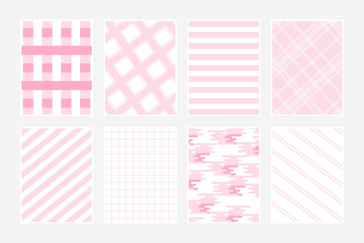 Light Pink Stripes Digital Paper, a Pattern Graphic by Snapybiz (Photo 4 of 5)