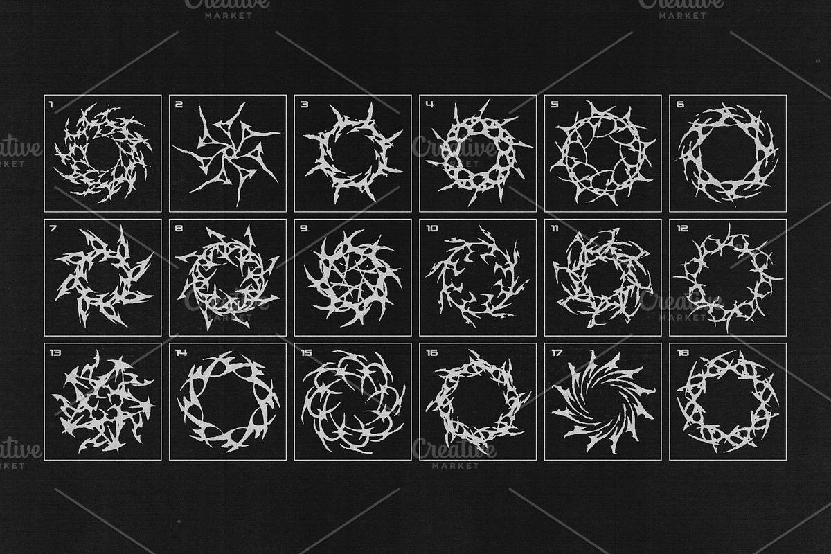 CYBER SIGILISM + NEO TRIBAL GRAPHIC, an Object Graphic by BonkiStudio (Photo 12 of 20)