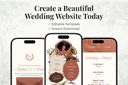 Terracotta Wedding Website Invite, a Landing Page Template by Everyday Perfection (Thumbnail 12 of 12)