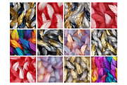 Feathers Seamless Pattern, a Pattern Graphic by Forhadx5 (Thumbnail 8 of 19)