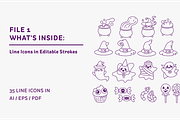 Halloween Icons, an Outline Icon by RachelDanam (Thumbnail 12 of 14)