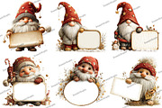 Christmas Gnome Poster Template, an Illustration by DreamArtGraphic (Thumbnail 4 of 4)