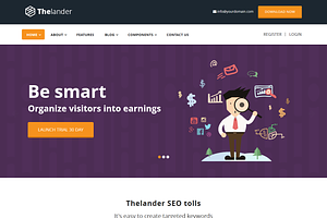 Thelander Landing Page Template