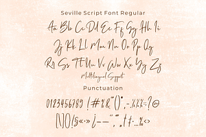 Seville Script Fonts