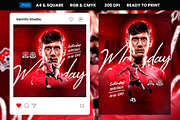 Football Flyer & Social Media Post, a Templates & Theme by Samtiv Studio (Thumbnail 1 of 3)