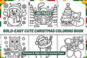 BOLD EASY CUTE CHRISTMAS COLORING, a Seasonal Illustration by Design Station (Thumbnail 4 of 6)
