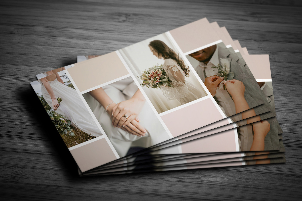 Canva Wedding Business Card, a Business Card Template by Saman Osama (Photo 2 of 5)