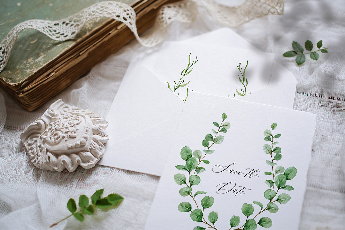 Cream & Blush - Watercolor Set, a Decorative Illustration by long summer (Photo 7 of 11)