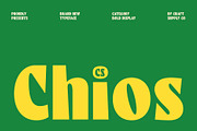 CS Chios – Bold Sans Serif, a Sans Serif Font by Craft Supply Co. (Thumbnail 1 of 8)