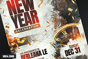 2 New Year Flyer Bundle, a Flyer Template by Tarommir (Thumbnail 5 of 5)