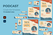 Podcast Google Ads Banner, a Marketing Template by kerismaker (Thumbnail 1 of 4)