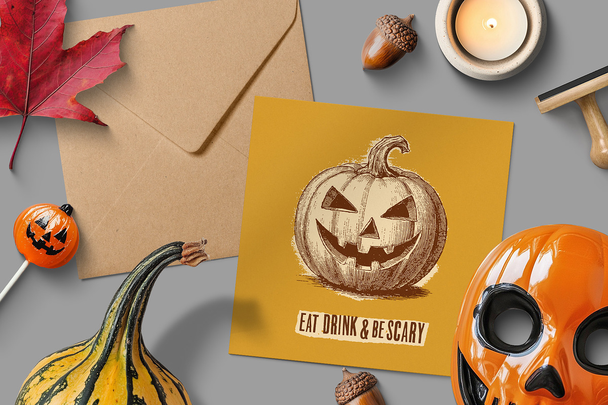 Vintage Autumn Illustrations, a Seasonal Illustration by Graphic Goods (Photo 8 of 8)