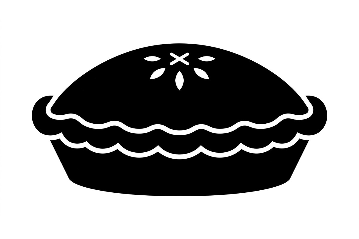 Homestyle Pie Silhouette Set, an Object Graphic by Designs_River (Photo 2 of 3)
