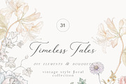 Vintage Floral Bundle, an Object Illustration by studioequinox (Thumbnail 60 of 65)