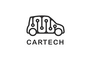 Car Tech Simple Logo for Business, a Branding & Logo Template by Logo Loom (Thumbnail 3 of 3)