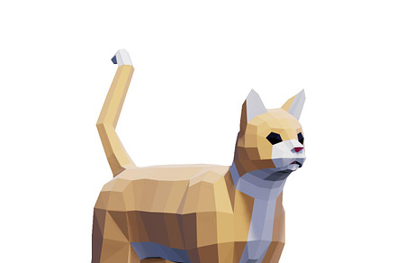 Cats, an Animal 3D Model by Studio Ochi