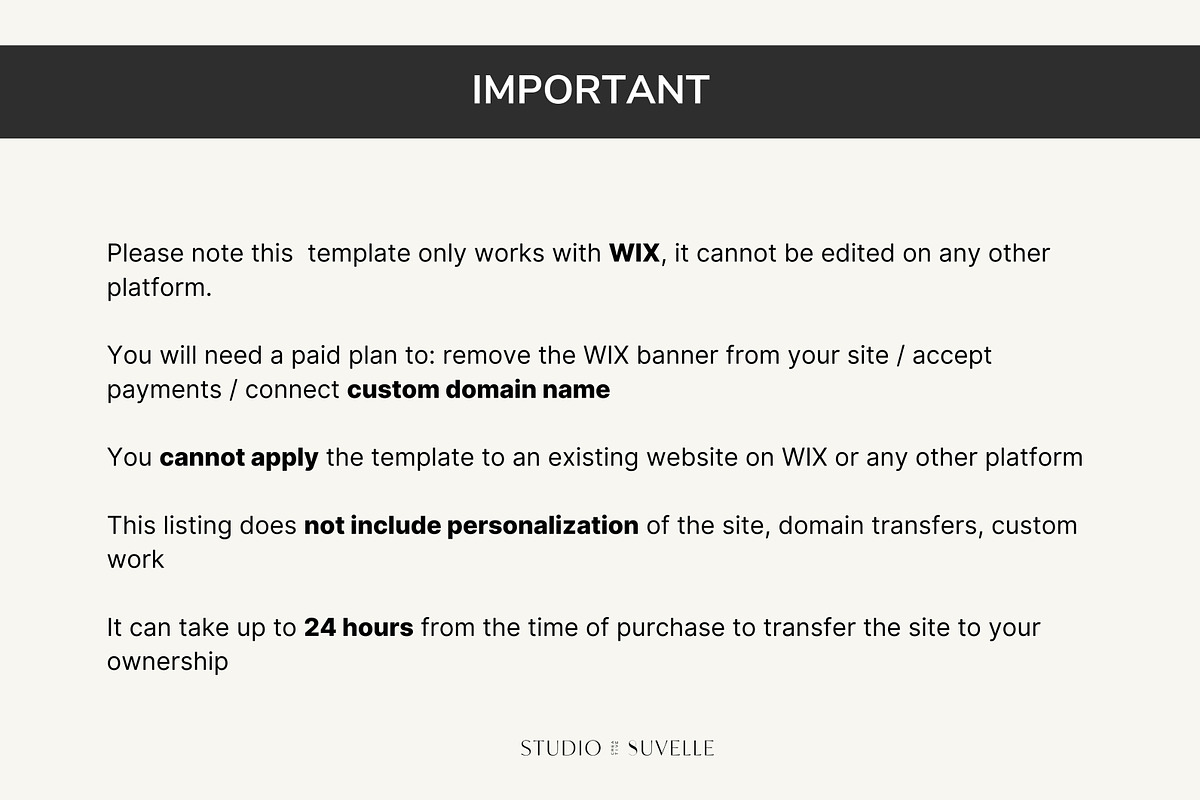 Wix Sales page Coaching, a Landing Page Template by Studio Suvelle (Photo 8 of 11)