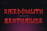 CS Murder Drawn, a Blackletter Font by Craft Supply Co. (Thumbnail 6 of 8)