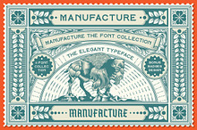 manufacture font collection