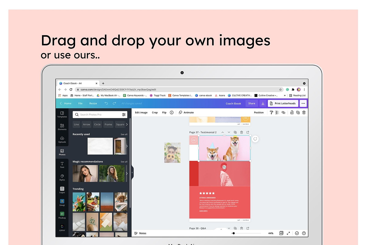 Coach eBook, a Magazine Template by Cultive Creative (Photo 7 of 13)
