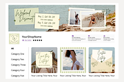 Coastal Etsy Shop Kit Template, a Branding & Logo Template by Anna Design Studio (Thumbnail 7 of 8)