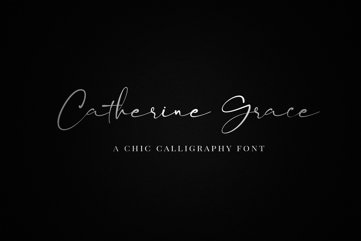 Catherine Grace - Script Font, a Script Font by Fontcastle (Photo 7 of 8)
