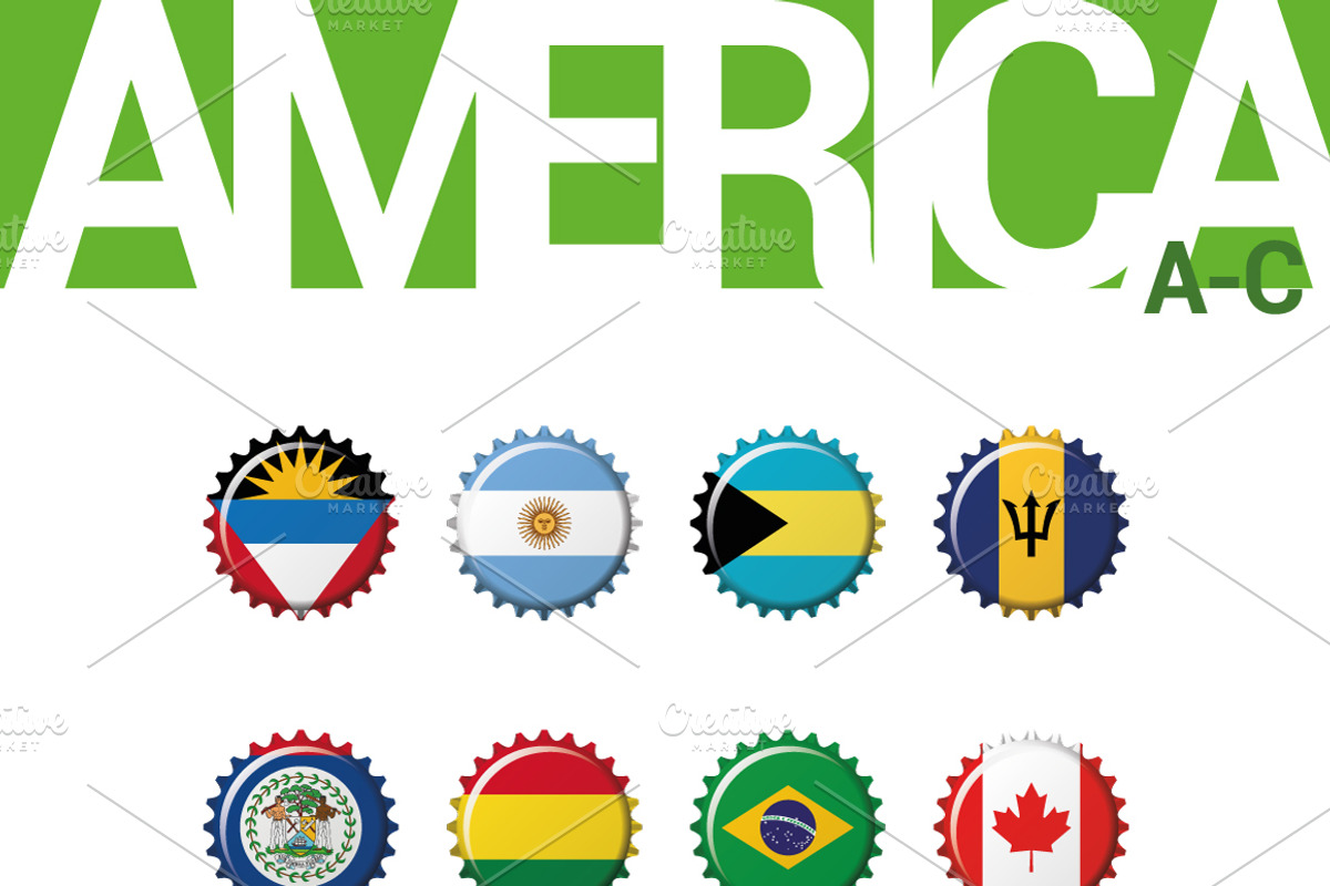 204 Flags of the World Bottlecap Ed., an Icon by asantosg (Photo 6 of 17)