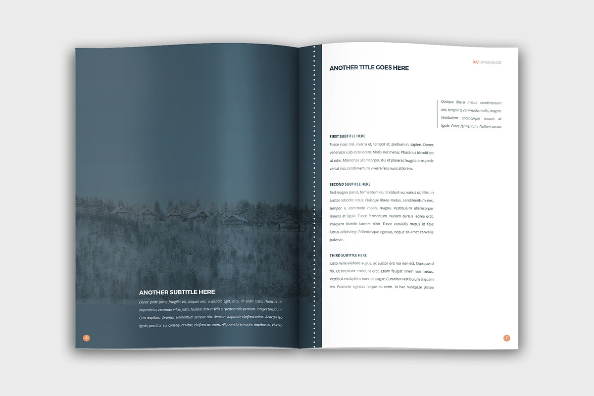 Vertical Corporate Booklet, a Brochure Template by velvetmade.designs (Photo 4 of 13)