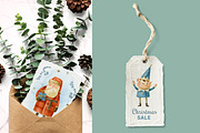 Santa Claus and cute elves, an Illustration by babenkoirusa (Thumbnail 8 of 11)