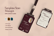 Seraphine Manager Store - ID Card, a Card Template by VUNIRA (Thumbnail 1 of 3)