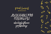 Great Harvest - Rustic Brush Script, a Script Font by Letteratom (Thumbnail 6 of 8)