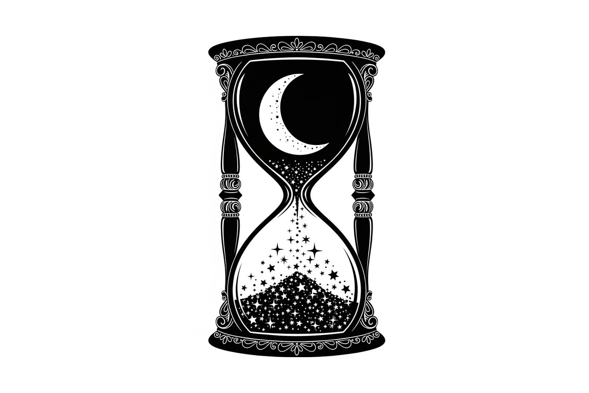 Moon Hourglass Design Bundle, an Illustration by jahid234 (Photo 13 of 31)