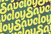 Saveloy, a Handwritten Font by Simon Walker (Thumbnail 1 of 8)