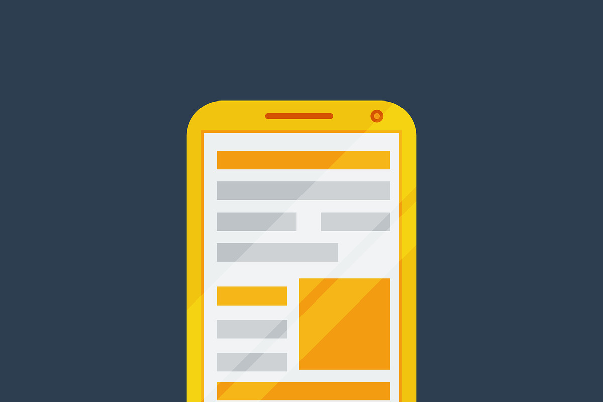 Flat golden icons preview 5