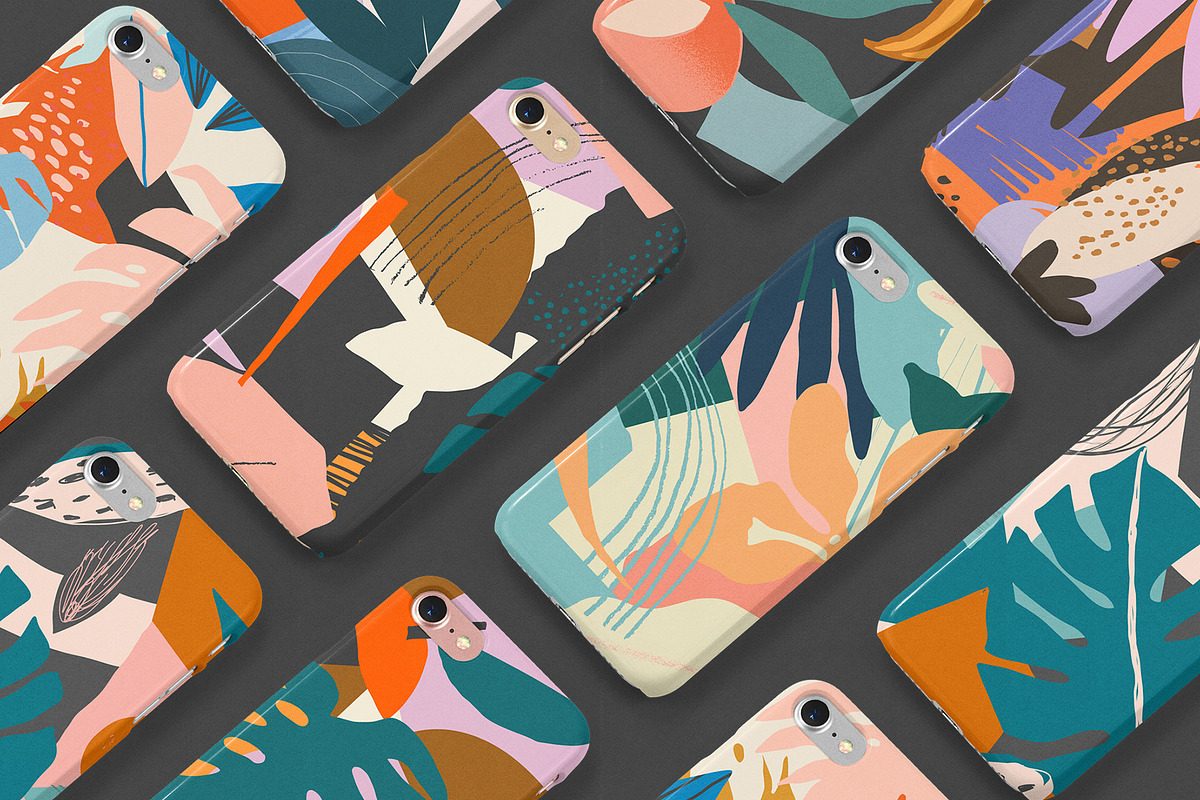 Tropical shapes, a Pattern Graphic by Nicetoseeya (Photo 7 of 9)
