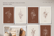 Hand drawn Birth Month Flowers, an Illustration by KirillsWorkshop (Thumbnail 7 of 12)