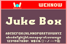 Juke Box font